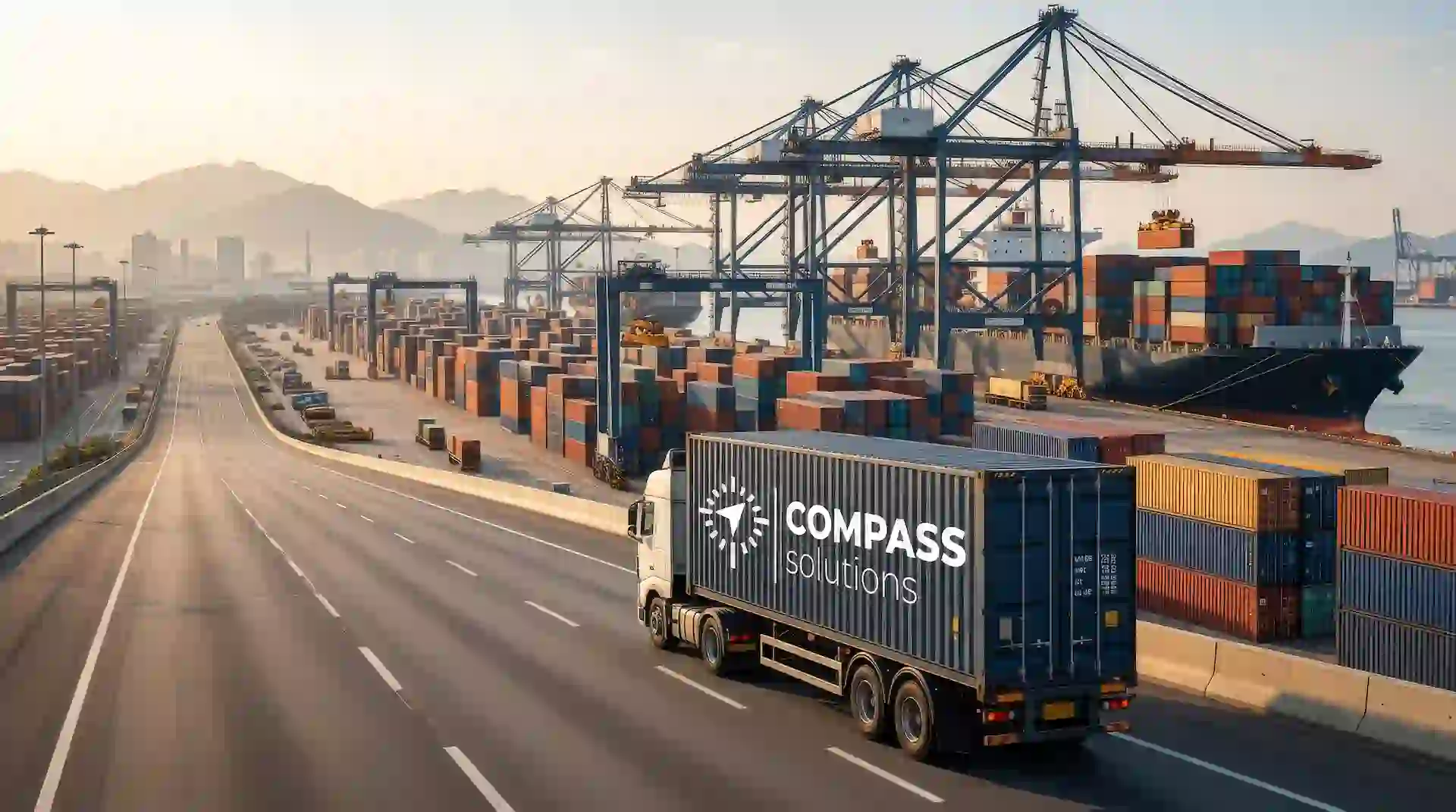 Contenedores en el puerto de Manzanillo listos para transporte terrestre a Guadalajara